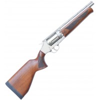 Sulun Arms SR-45 .45 Colt / .45 ACP / .410 Gauge 9.8" Barrel Revolver Rifle - Satin Nickel